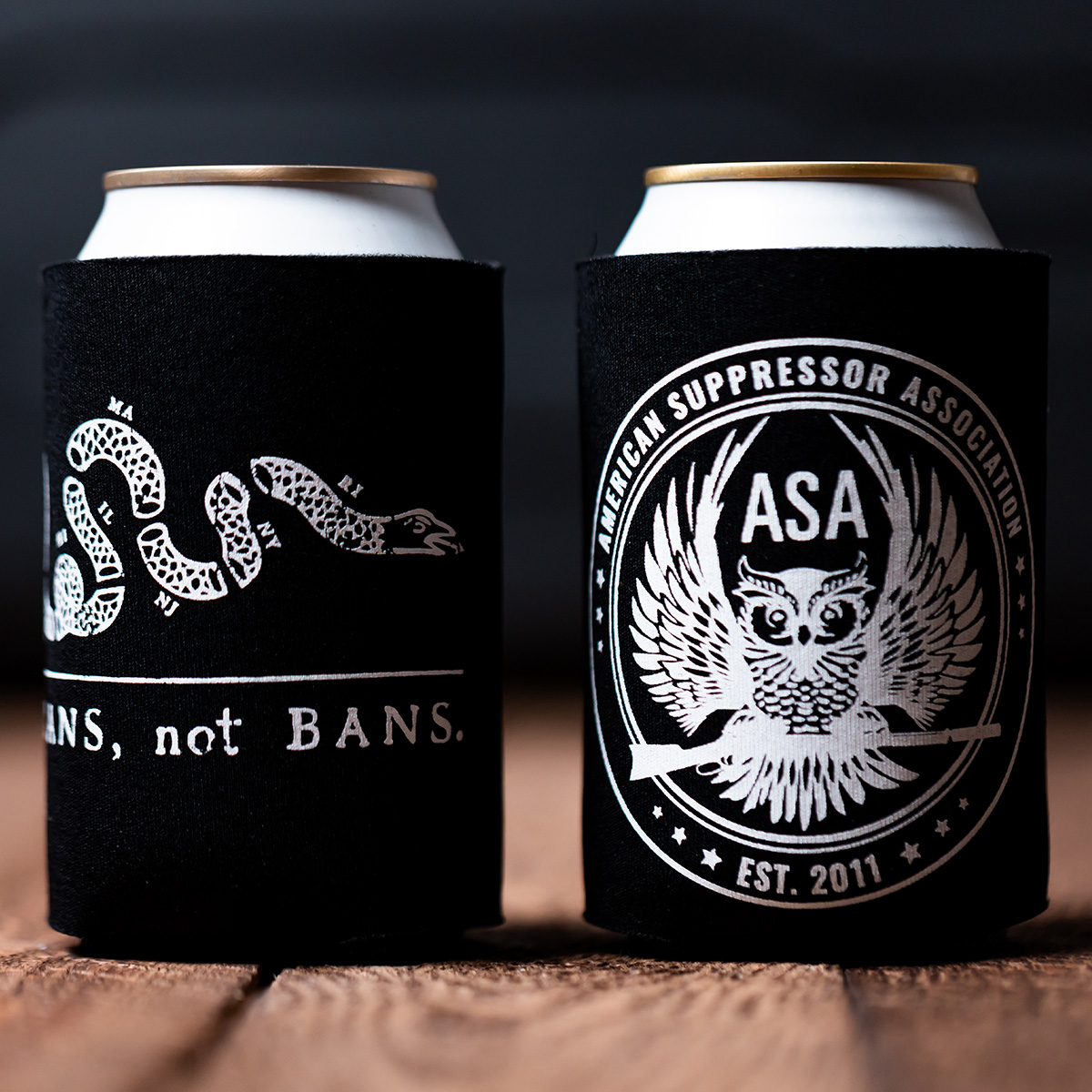 ASA Cans, Not Bans Koozie ASA Cans, Not Bans Koozie