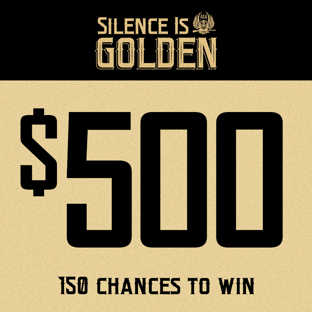 2026 ASA Silence Is Golden Raffle
