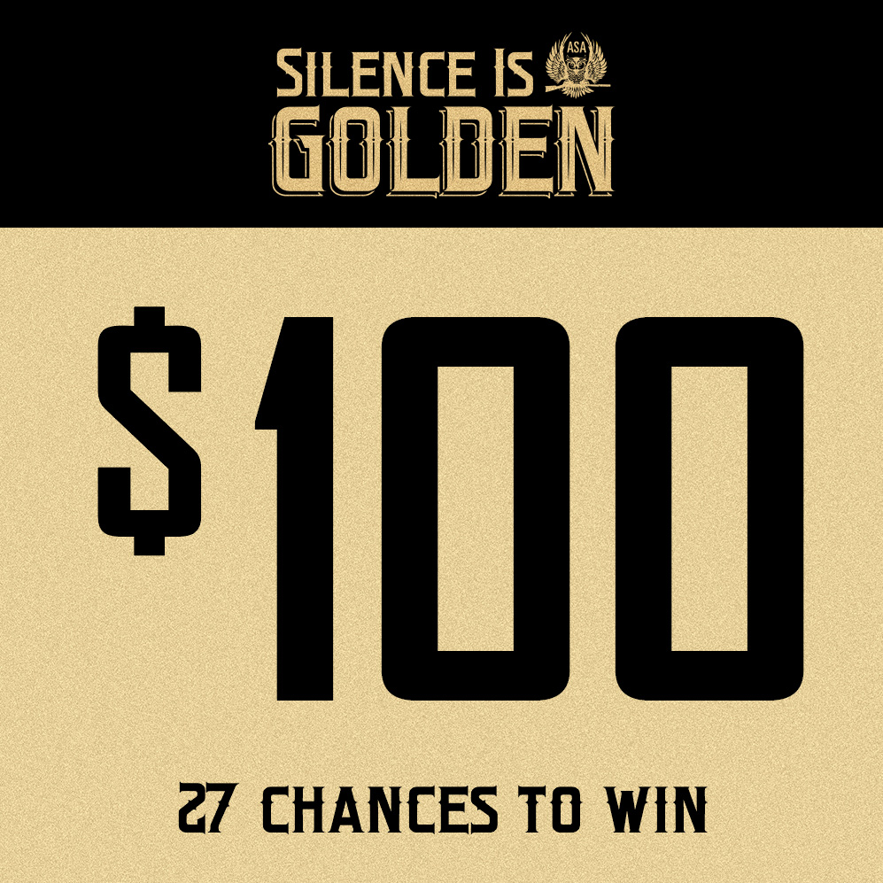 2026 ASA Silence Is Golden Raffle