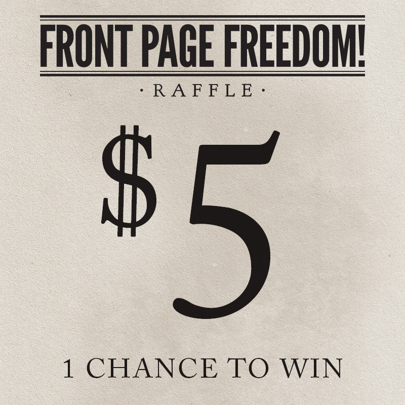 2026 Front Page Freedom Raffle