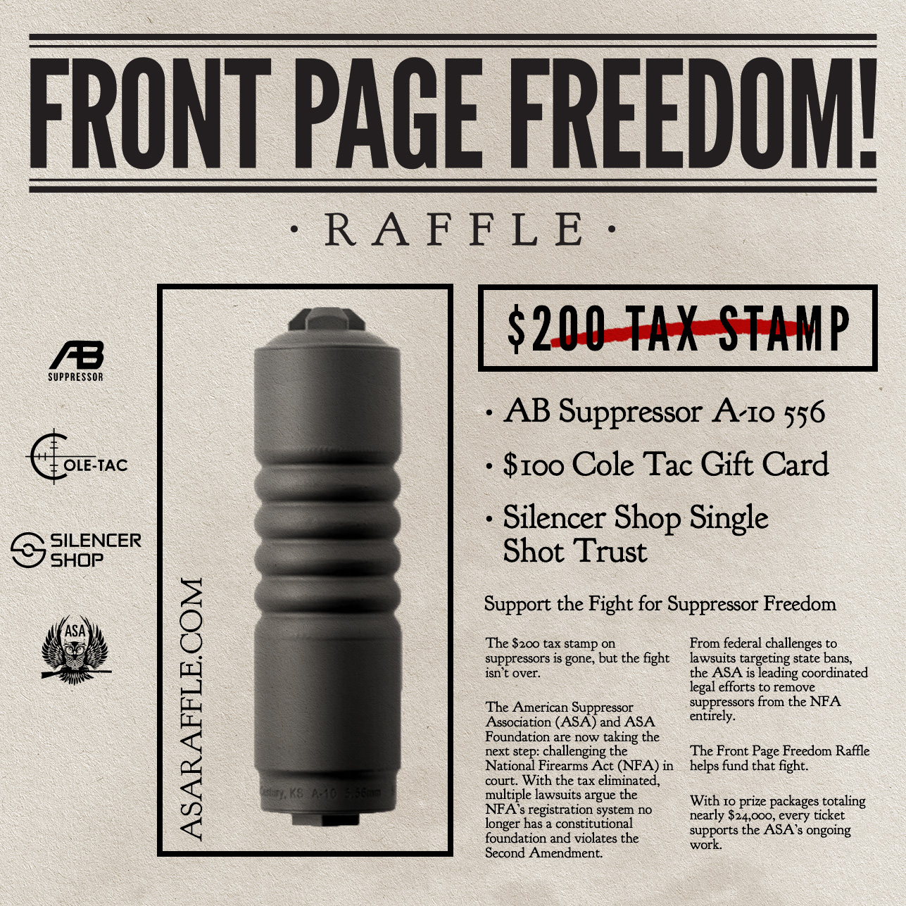 AB A10 Prize Package