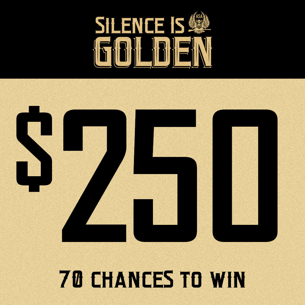 2026 ASA Silence Is Golden Raffle