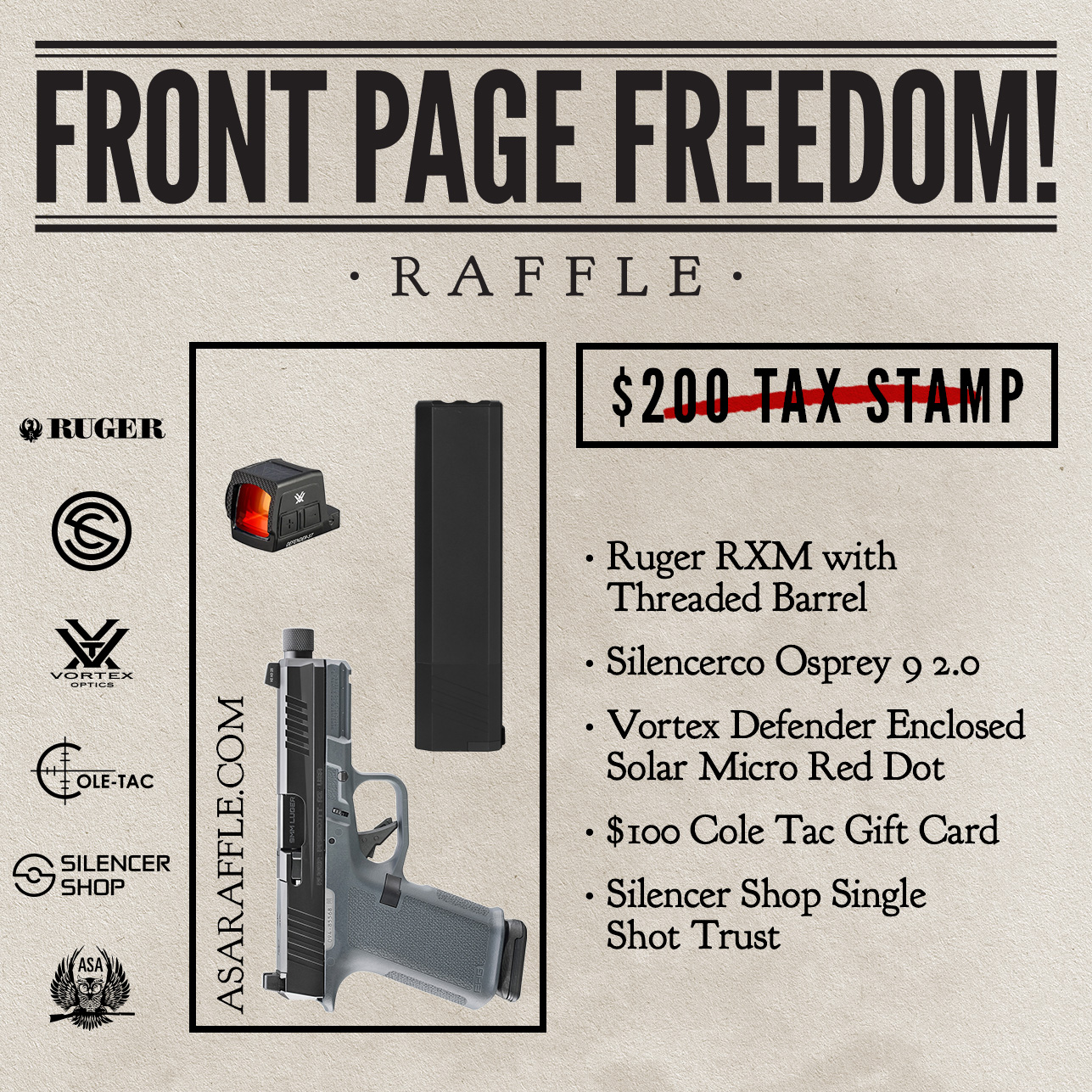 Ruger RXM and SilencerCo Package