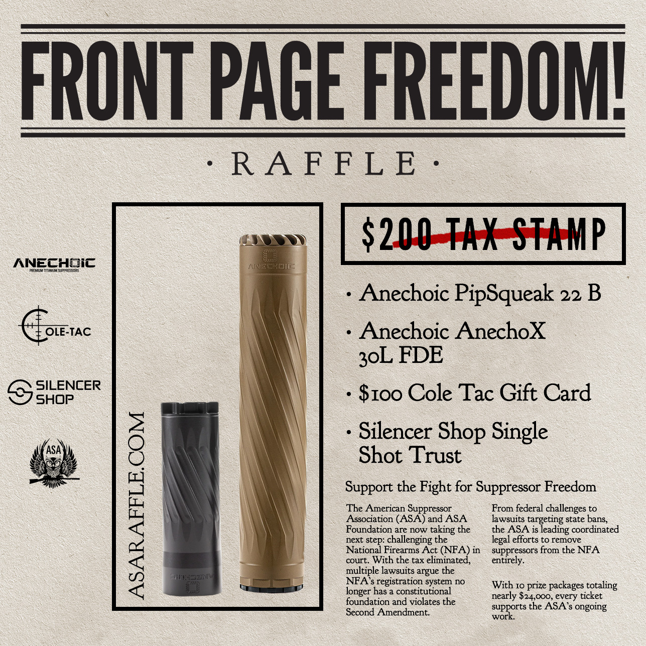 Anechoic Suppressor Package