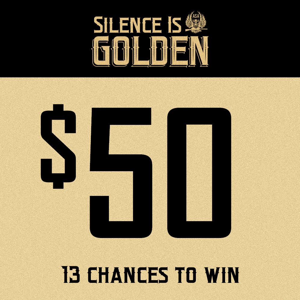 2026 ASA Silence Is Golden Raffle