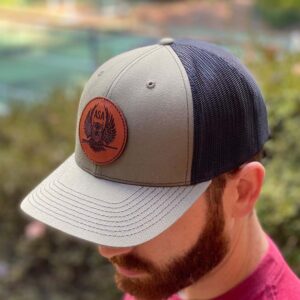 ASA Owl Leather Patch Hat